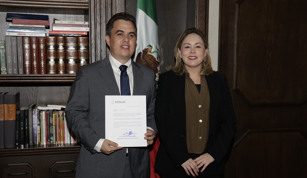 Cristian Zazueta Díaz, nuevo director del Desarrollo Urbano Tres Ríos