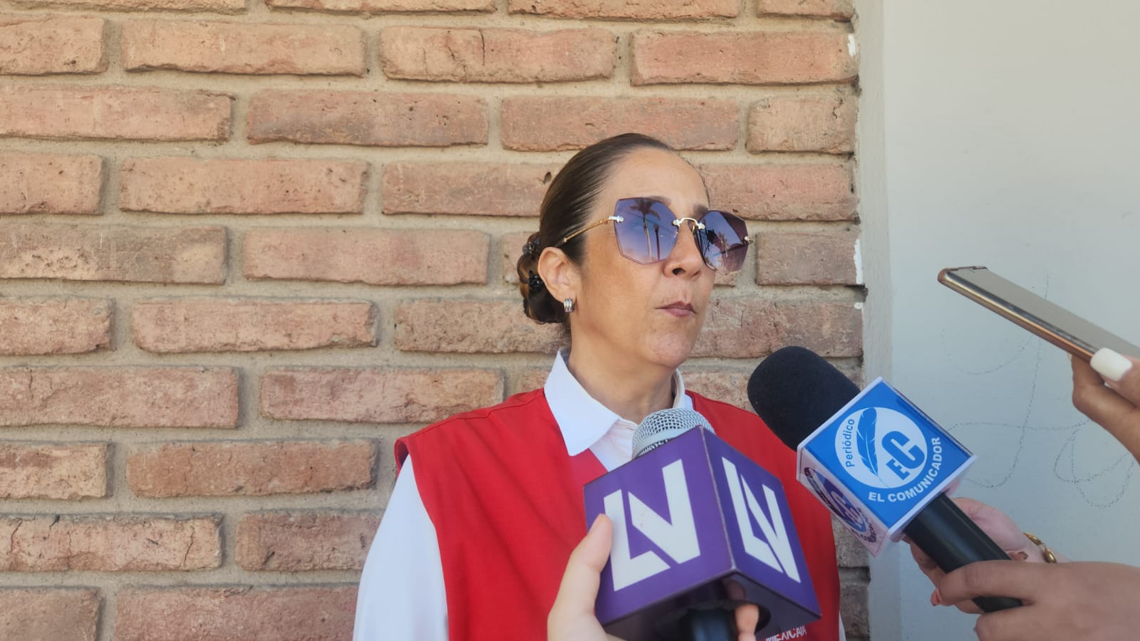Coordinadora local administrativa de Cruz Roja Guasave, Liliana Vega Sañudo