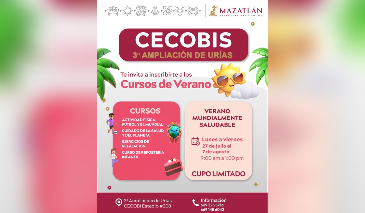 Cursos de verano en Mazatlán