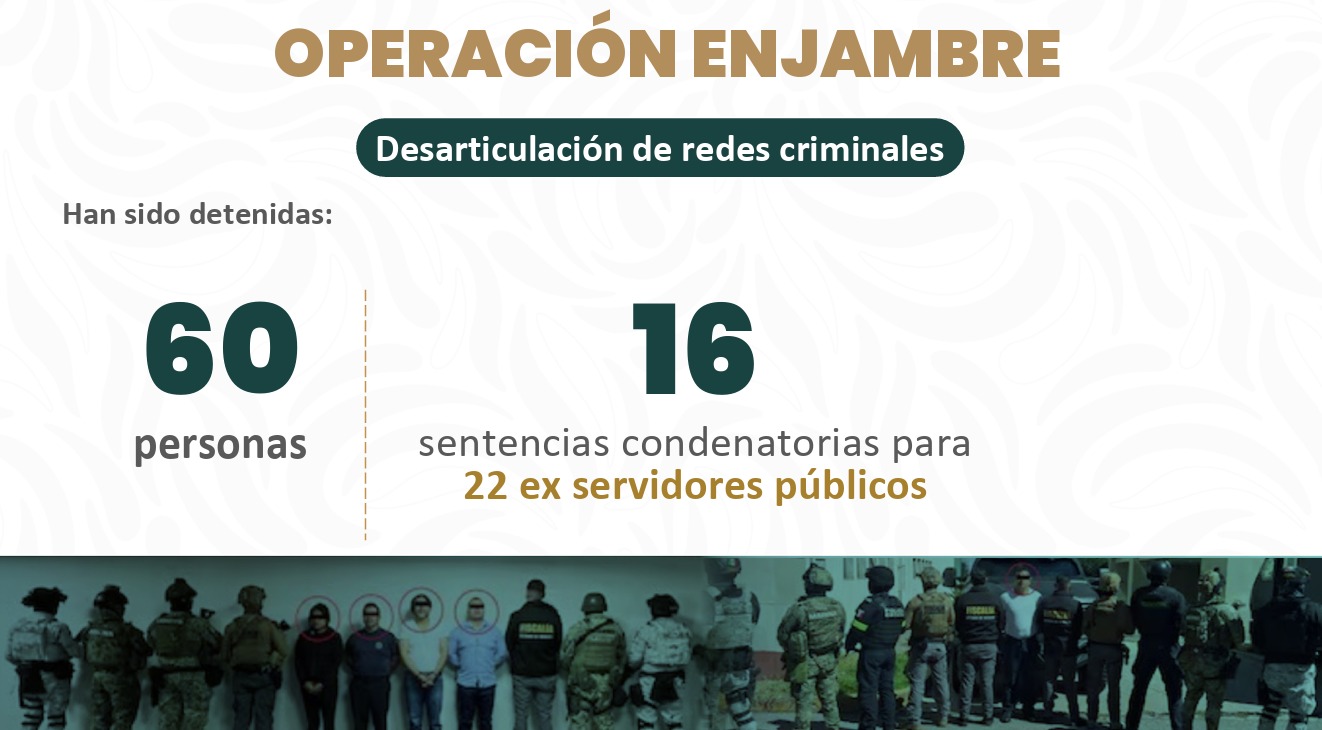 Datos de la Operación Enjambre en Estado de México