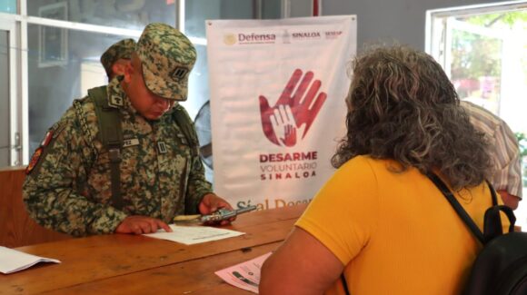 Se han entregado 210 armas durante 2026; ocho municipios se han sumado al Desarme Voluntario en Sinaloa