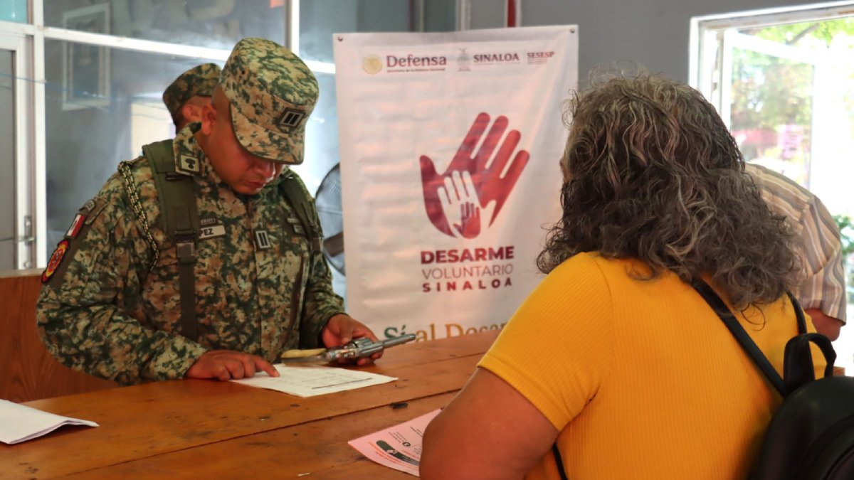 desarme voluntario se han entregado 210 armas durante 2026