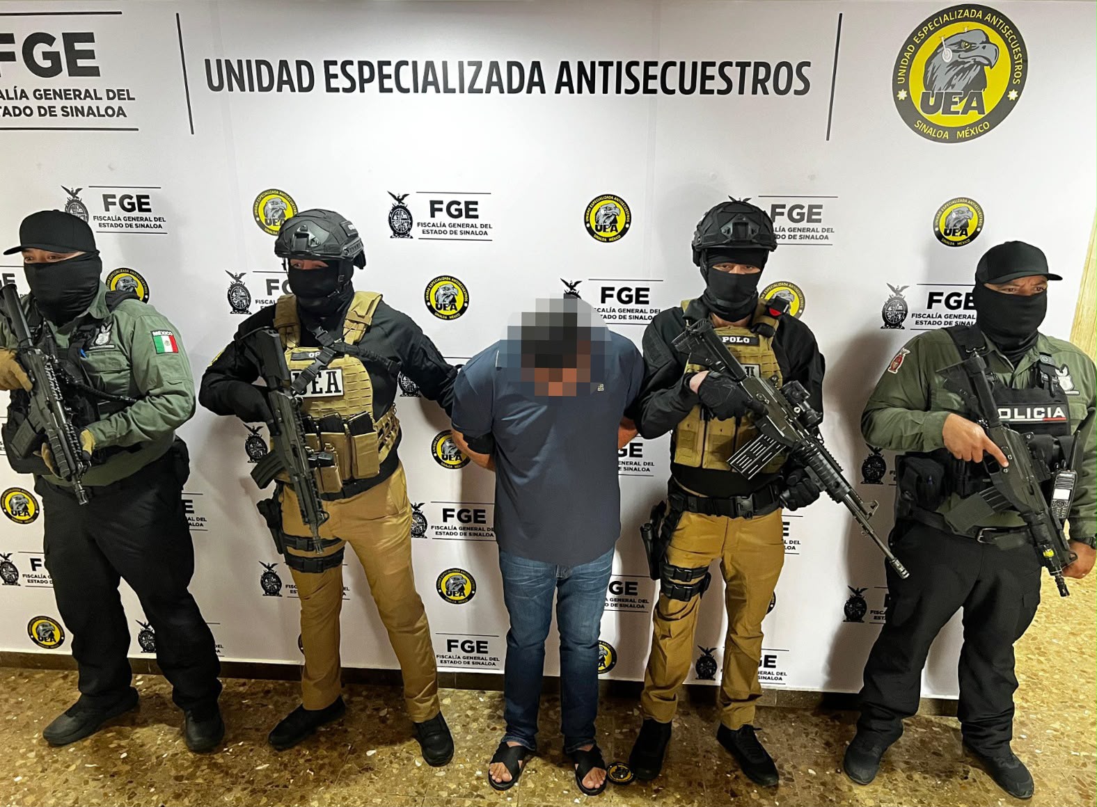 Hombre detenido por secuestro en Culiacán