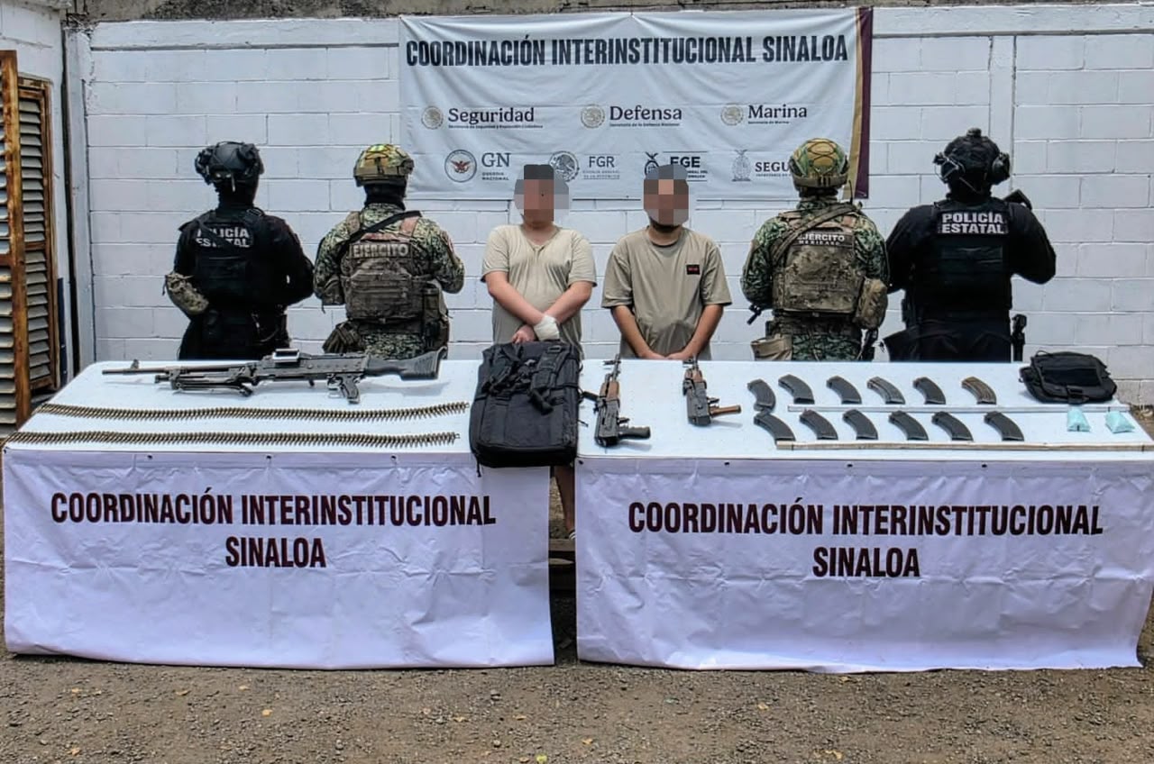 Caen dos armados en Culiacán, presuntos implicados en ataque a los diputados Sergio Torres y Ely Montoya