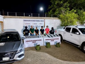 Cuatro detenidos en Villa Universidad, en Culiacán