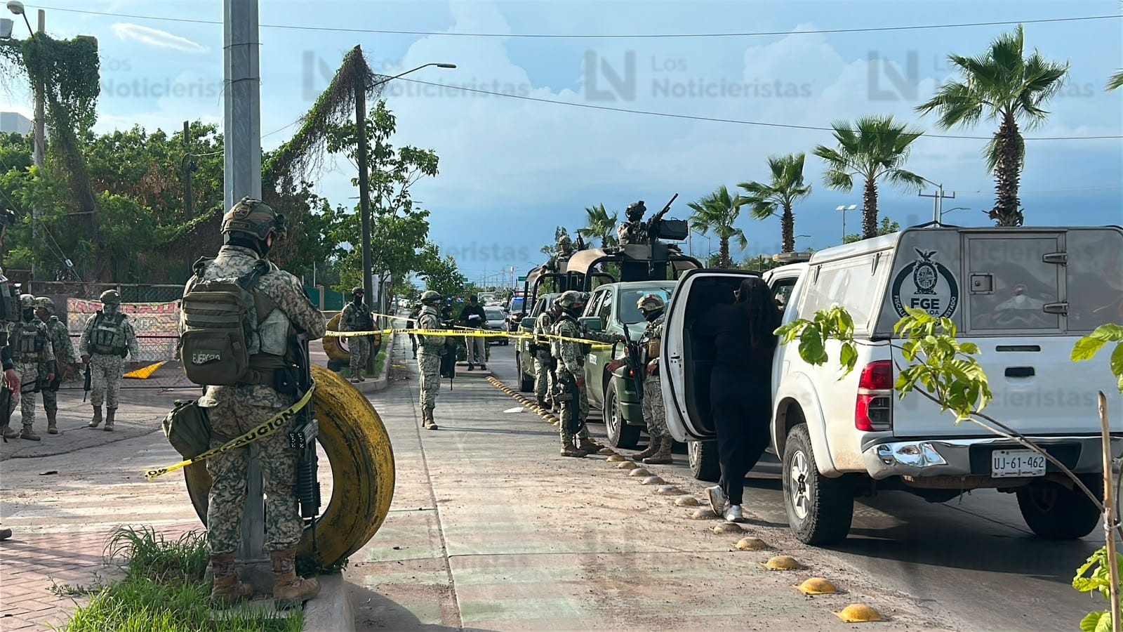 Ejecutan a dos hombres en una llantera del sector Villas del Río, Culiacán