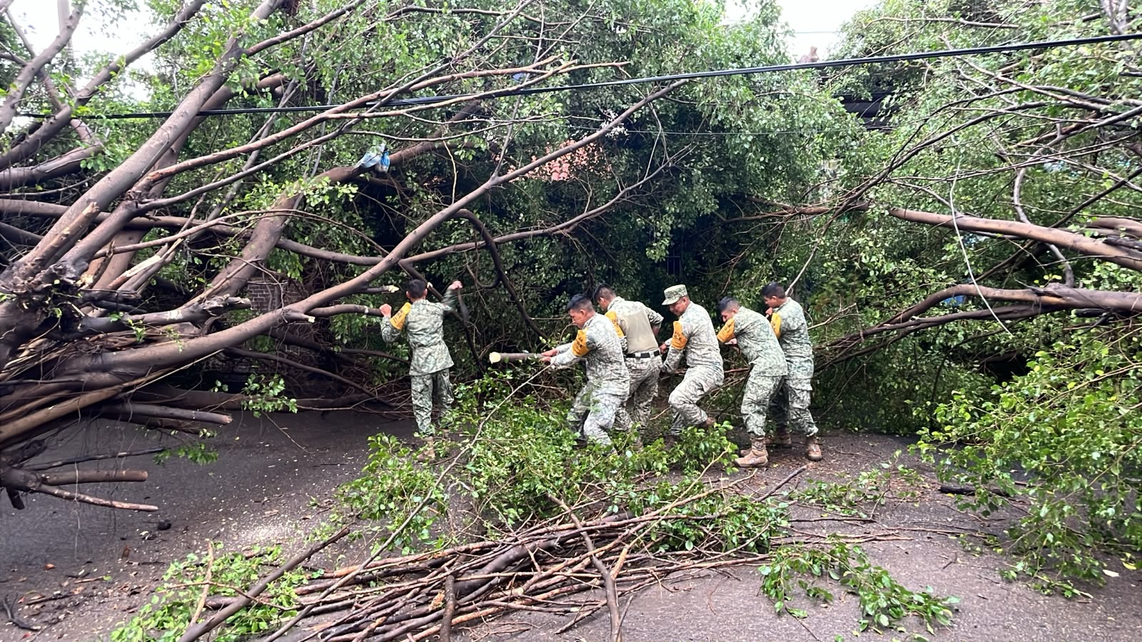 Ejército Mexicano aplica Plan DN-III-E en su fase de apoyo a la población en Mazatlán