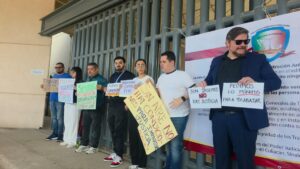 empleados del poder judicial en culiacan sinaloa exigen condiciones dignas de trabajo