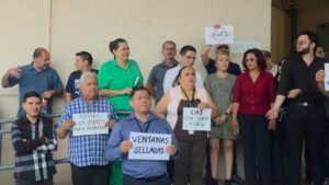 empleados del poder judicial en culiacan sinaloa exigen condiciones dignas de trabajo sin