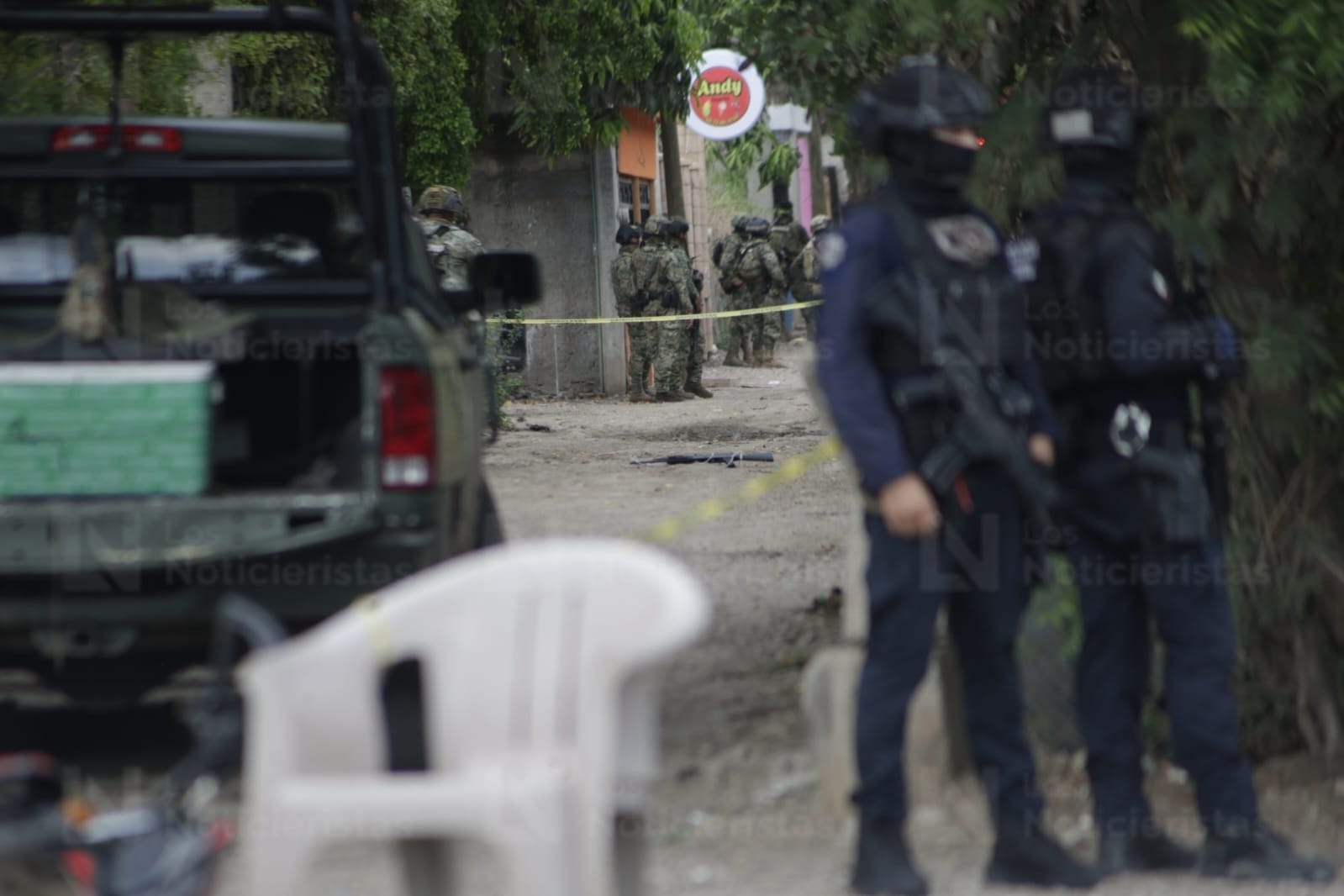 Enfrentamiento entre marinos y civiles armados en El Diez, Culiacán