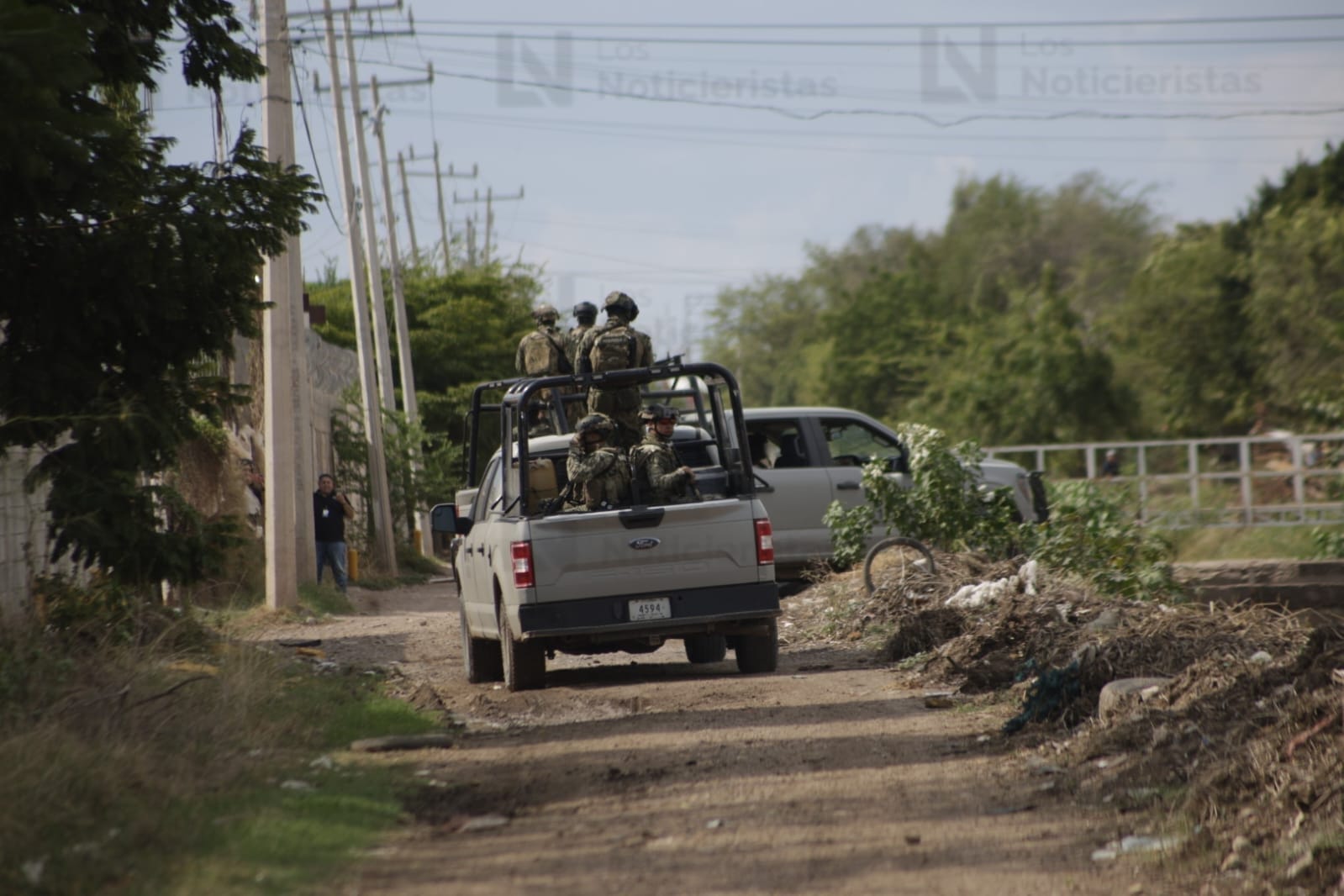 Enfrentamiento entre marinos y civiles armados en El Diez, Culiacán