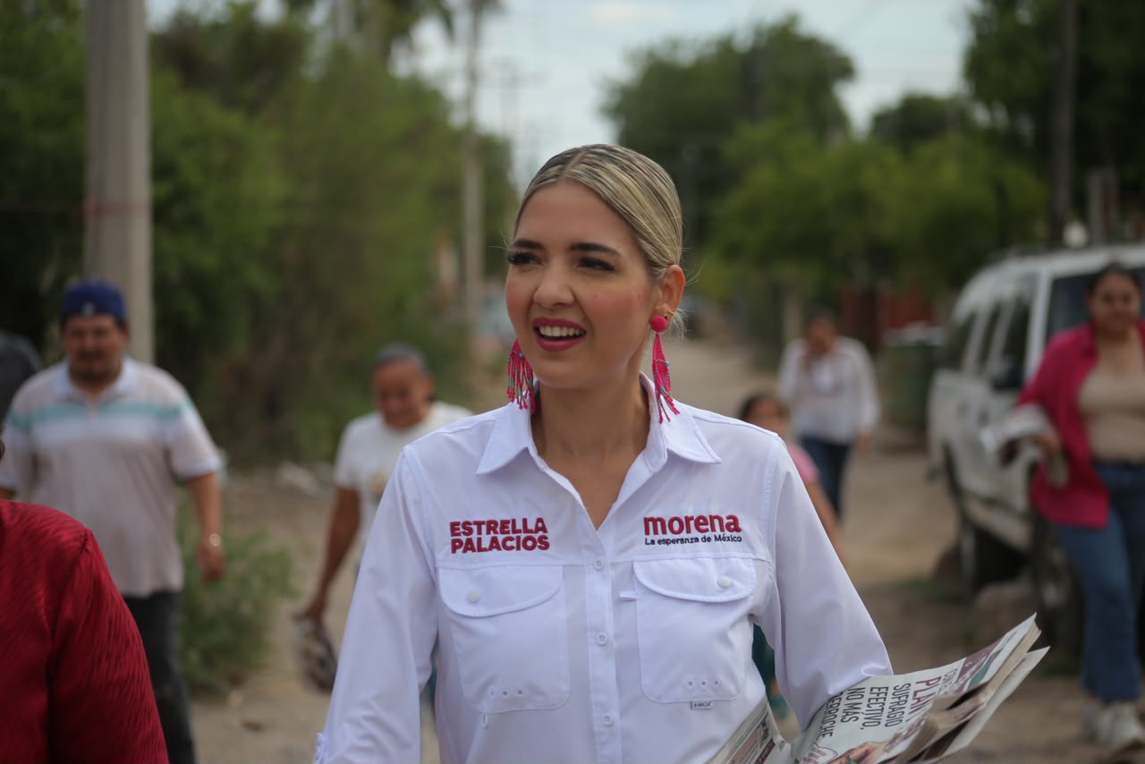 Estrella Palacios recorre El Fuerte y Choix