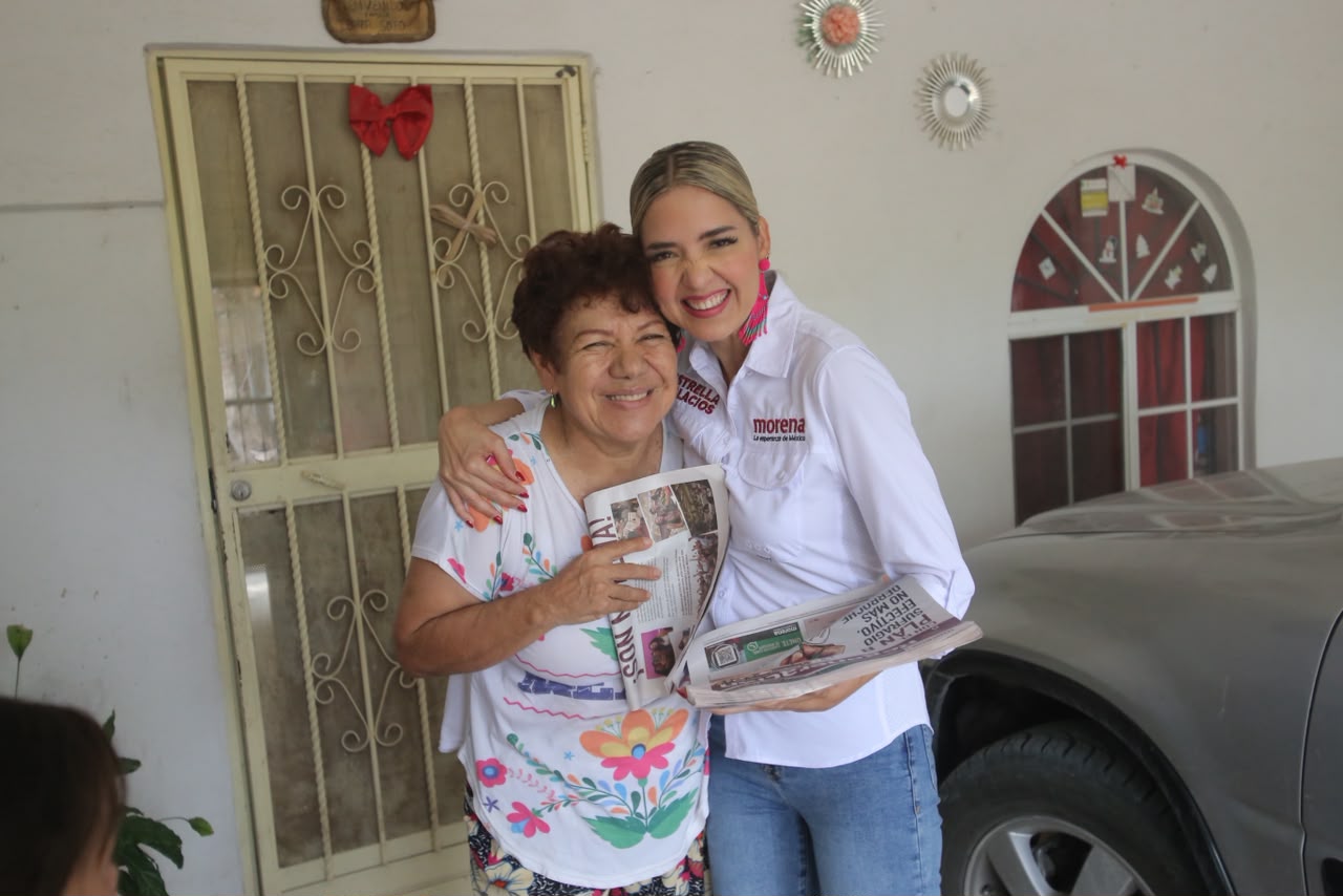 Estrella Palacios recorre El Fuerte y Choix