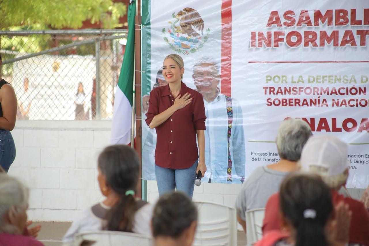 Estrella Palacios recorre Eldorado y Navolato