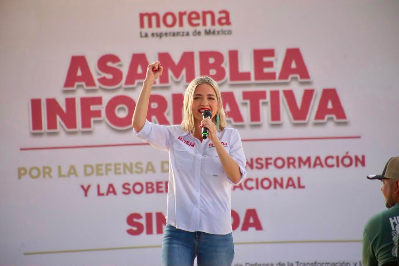 Estrella Palacios sostiene encuentro en Culiacán