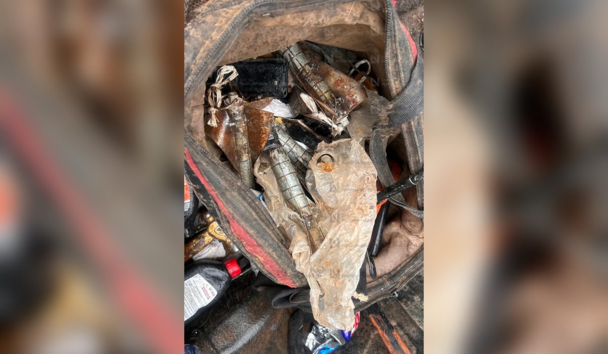 Explosivos decomisados en El Quelite, Mazatlán
