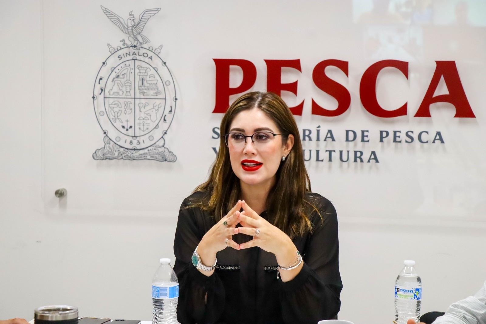 Flor Emilia Guerra Mena, secretaria de Pesca y Acuacultura en Sinaloa