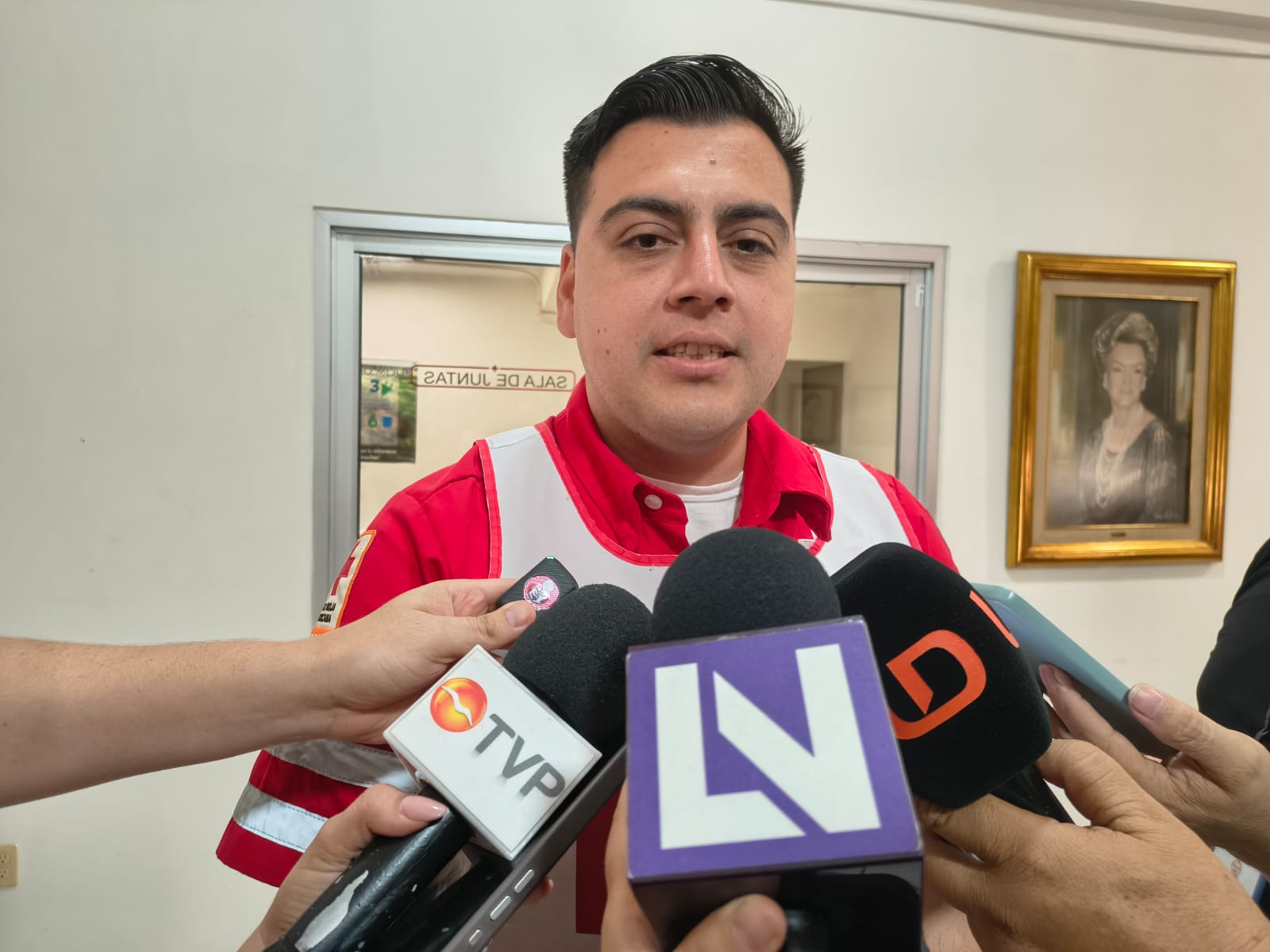 coordinador de Socorros, Gabriel Moreno