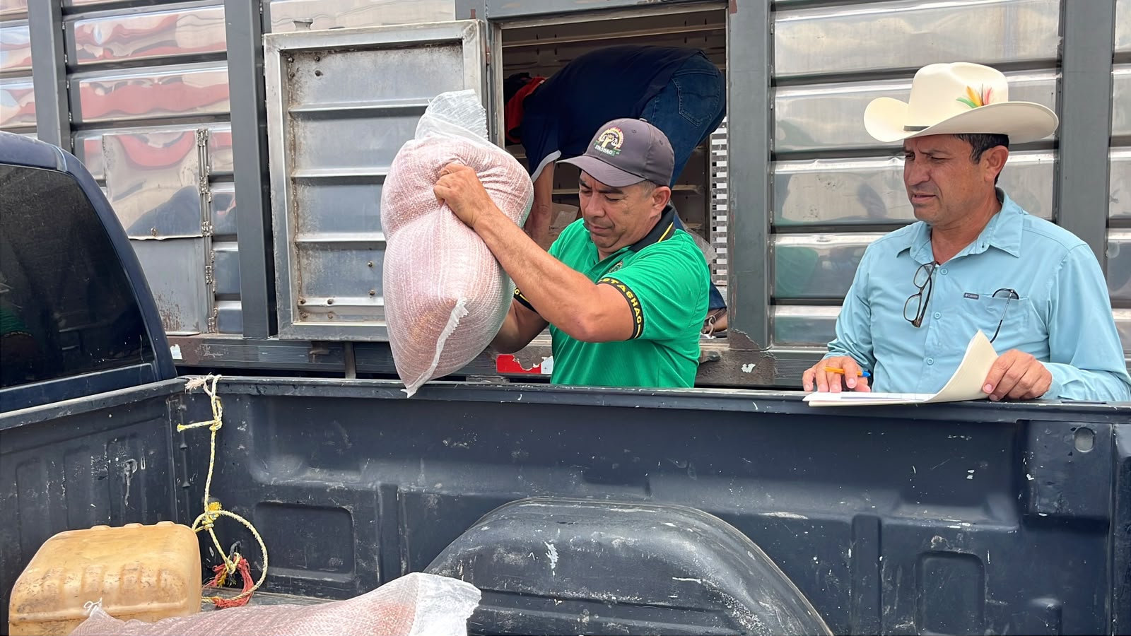Entregan 168 costales de semilla de sorgo a 32 ganaderos de Guasave