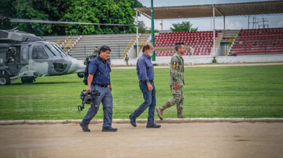 ¡Eran grabaciones! Megamovilización del Ejército en Navolato era por Epigmenio Ibarra, conocido productor y periodista