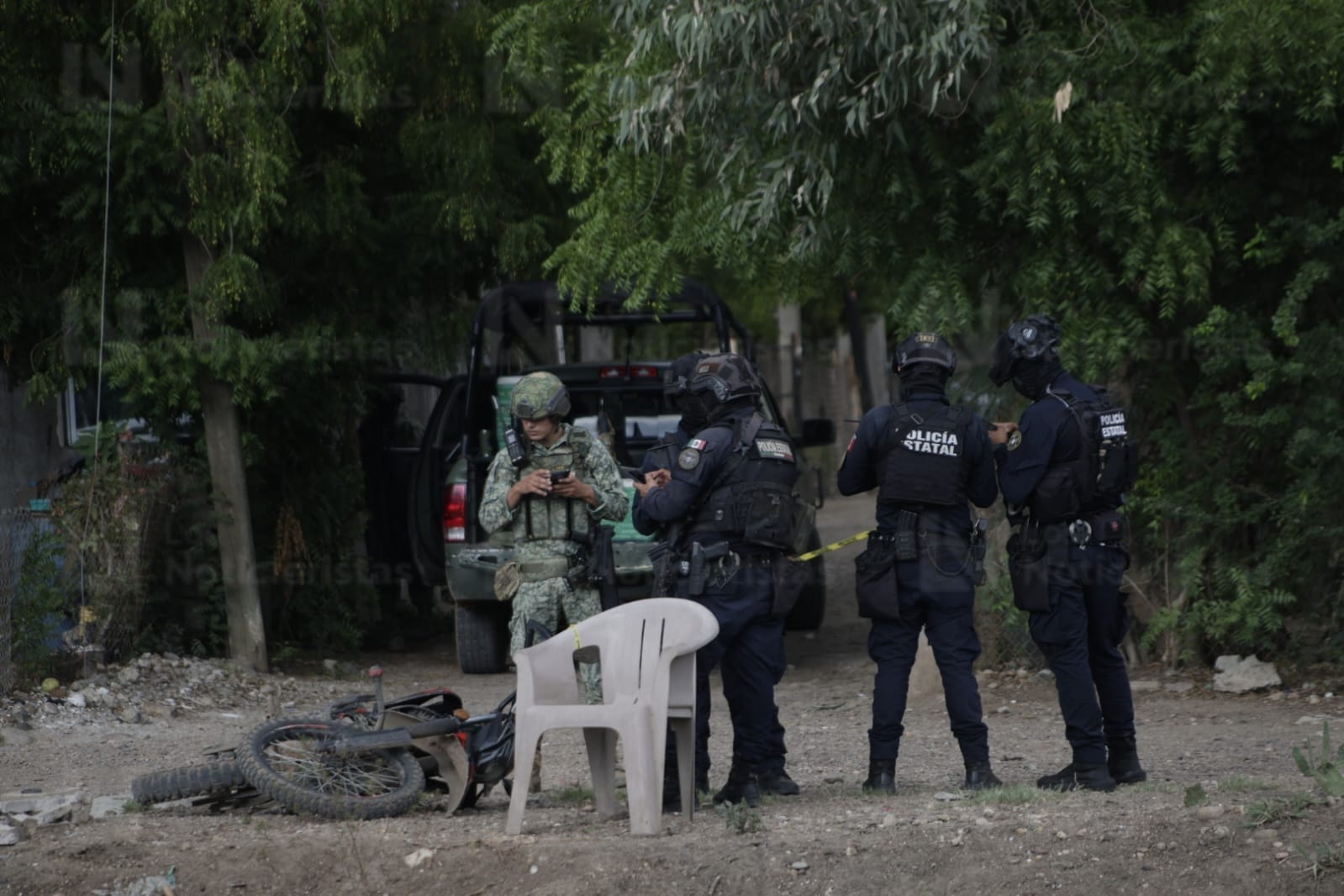 Enfrentamiento entre marinos y civiles armados en El Diez, Culiacán