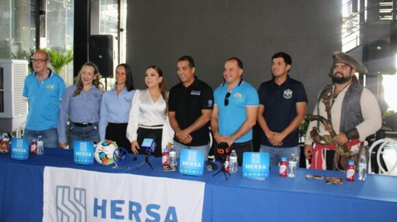 Hersa Corporativo apuesta por el turismo deportivo en Mazatlán, Sinaloa; presentan tres grandes eventos de futbol y con Pablo Lobato