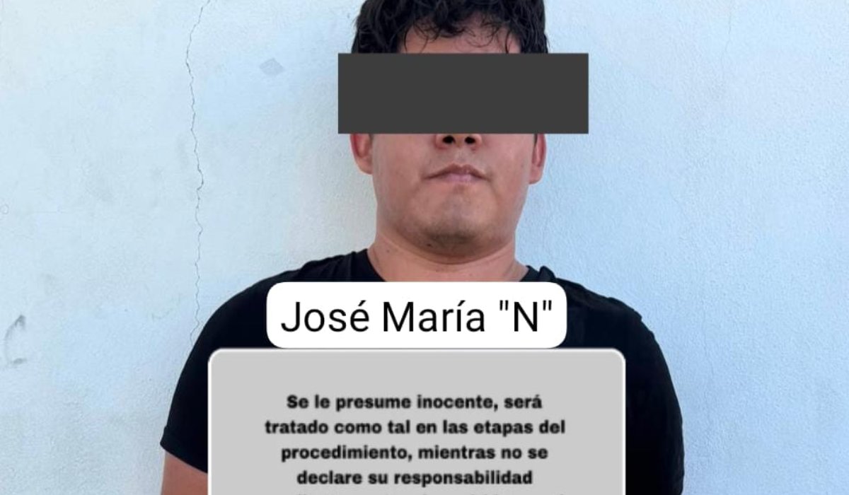 Hombre detenido en Mazatlán