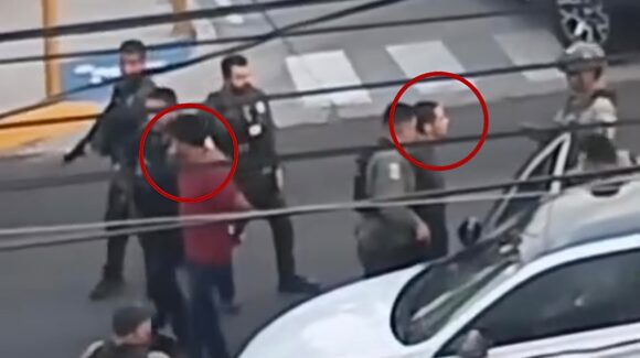Persecución deja dos delincuentes detenidos sobre la avenida México 68, al sur de Culiacán, Sinaloa