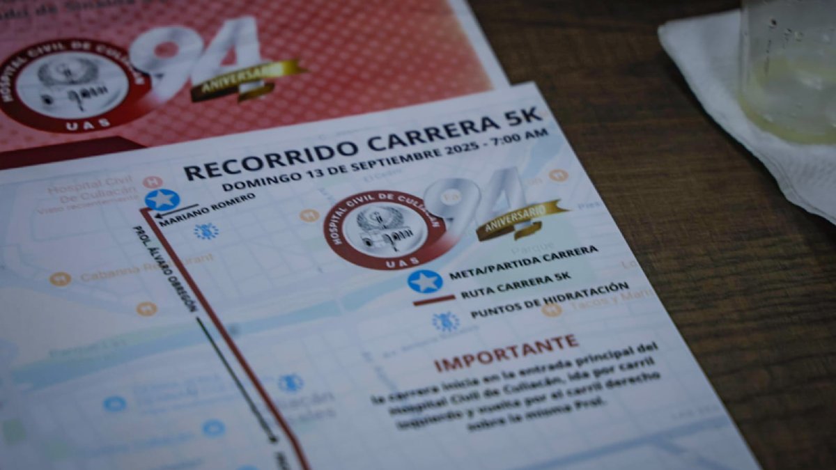hospital civil de culiacan celebrara su 94 aniversario con carrera 5k recorrido