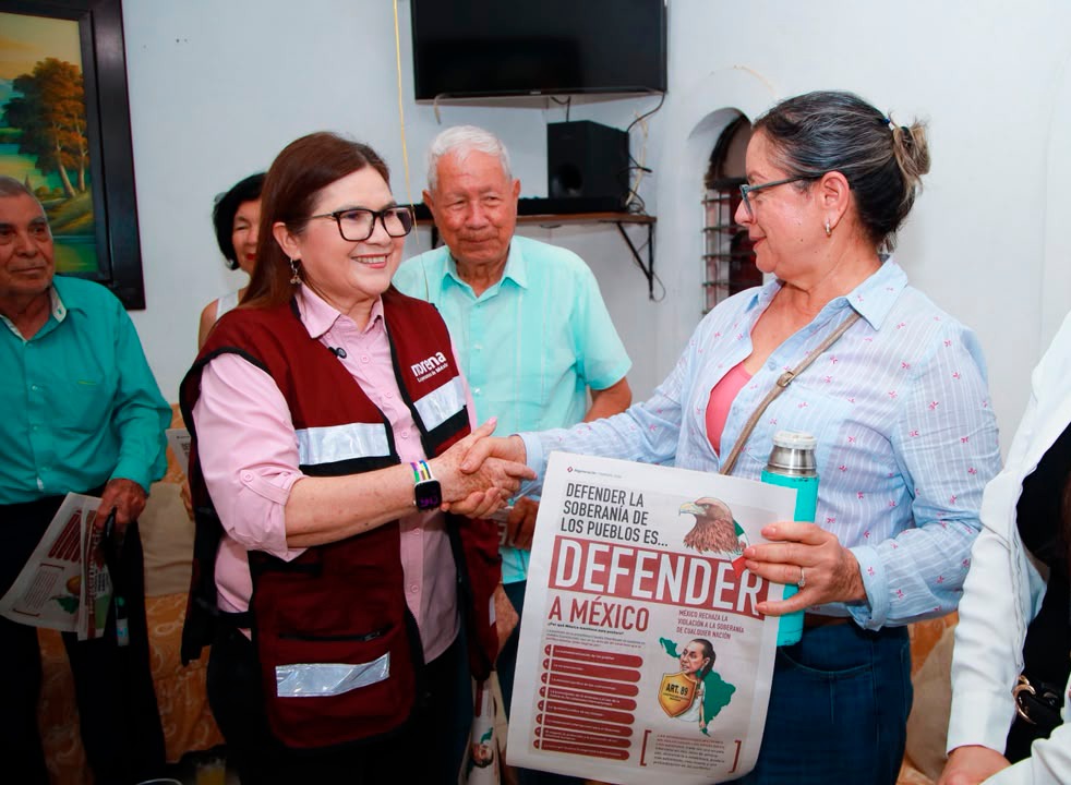Imelda Castro Castro recorre El Fuerte