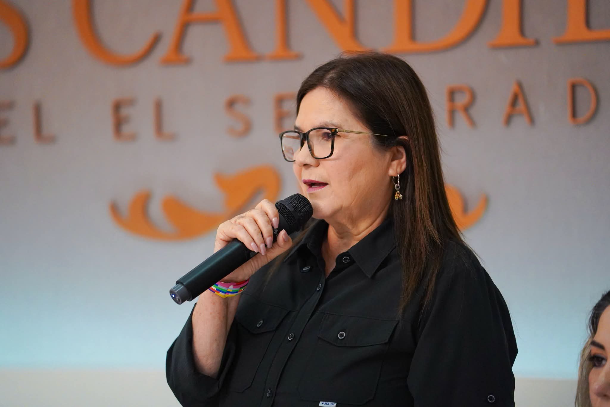 Imelda Castro en reunión con empresarias de Guasave