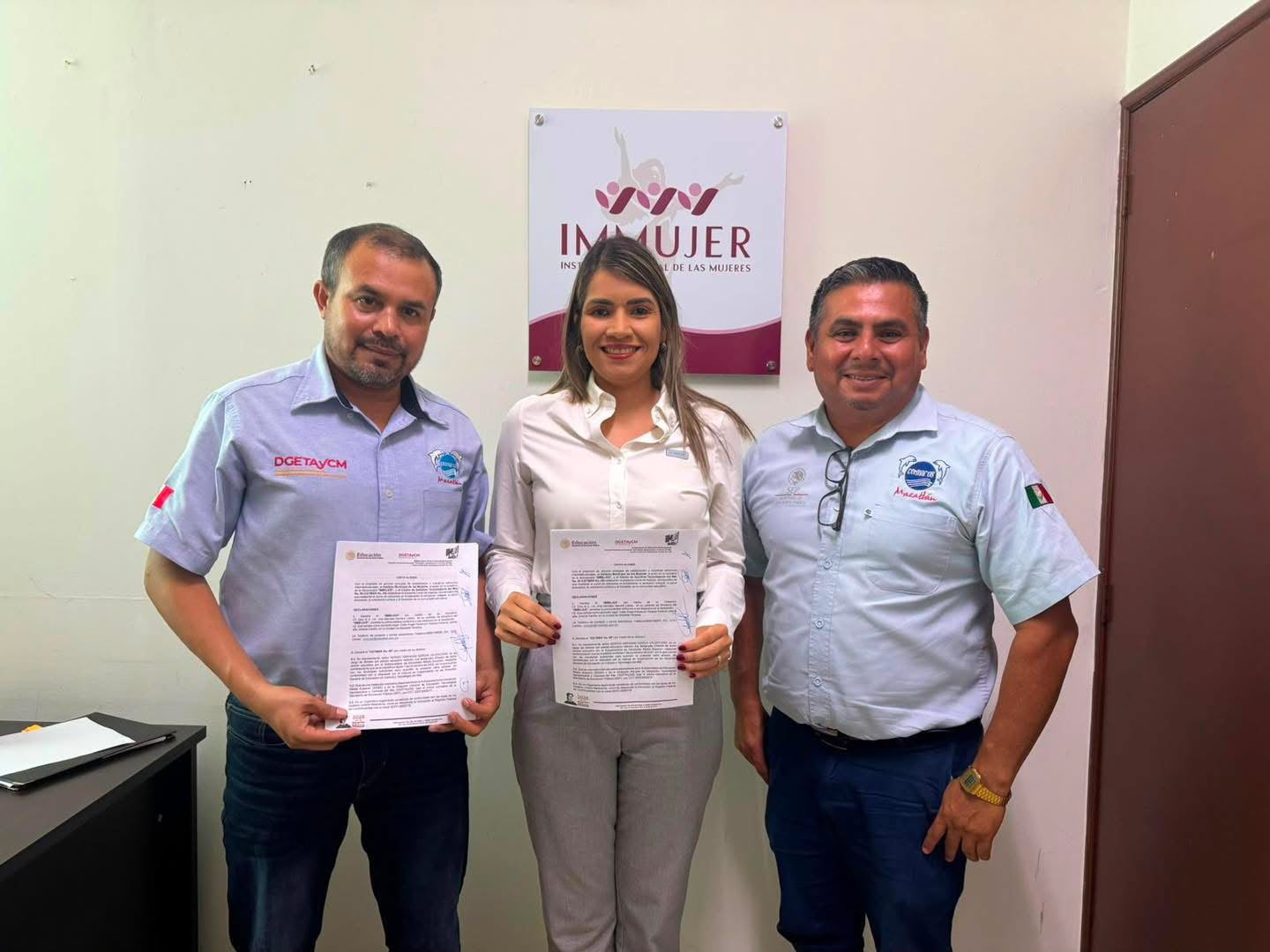 Immujer Mazatlán firma convenios con instituciones