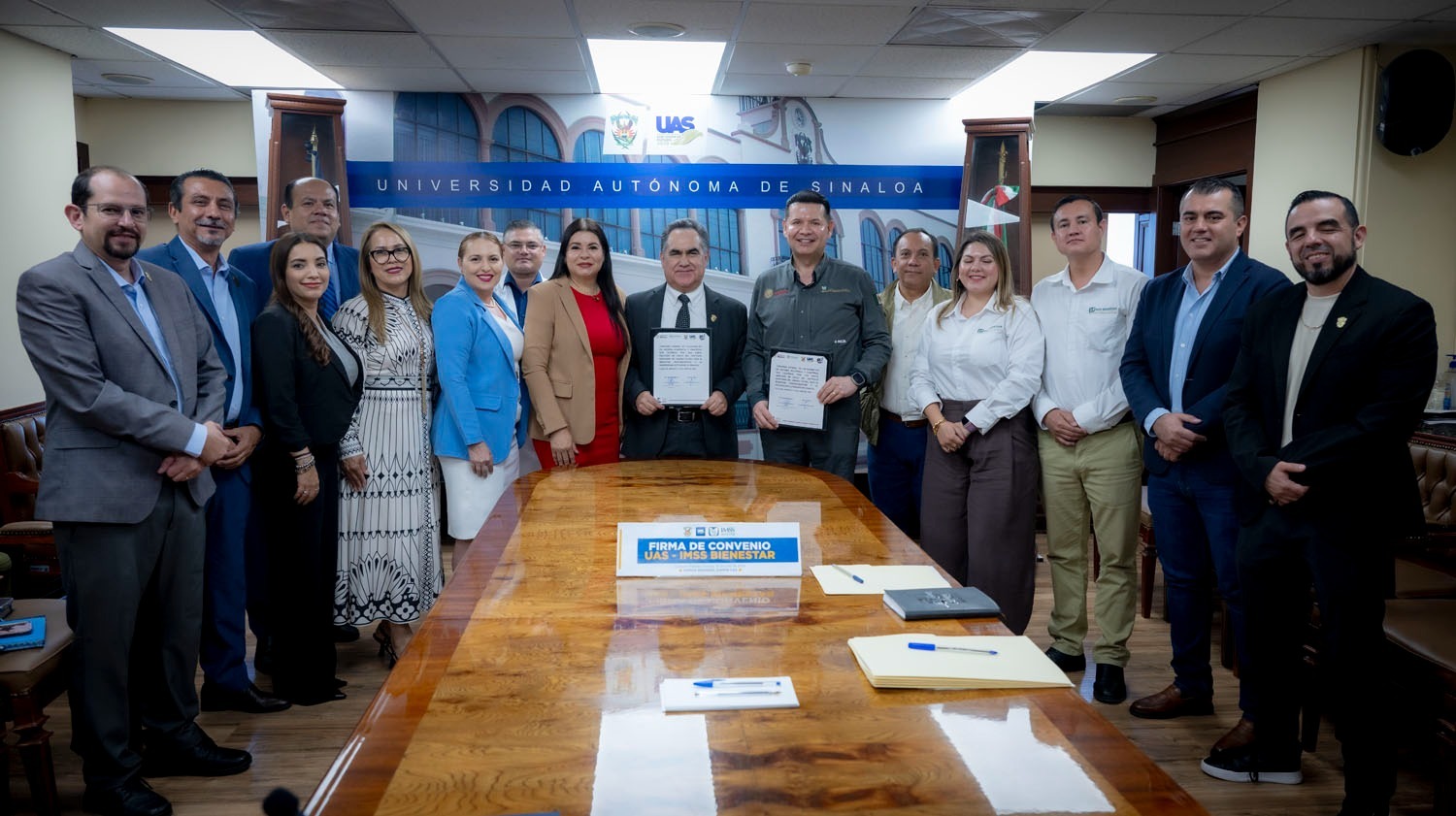 IMSS-Bienestar y UAS firman convenio de colaboración