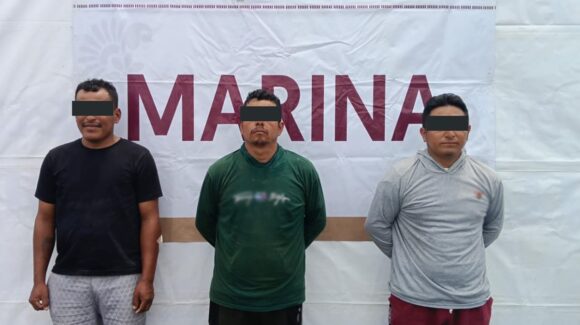 ¡Hay 3 detenidos! Marina incauta más de una tonelada de cocaína frente a costas de Chiapas
