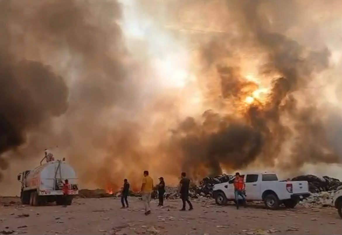 Incendio basurón de Mazatlán