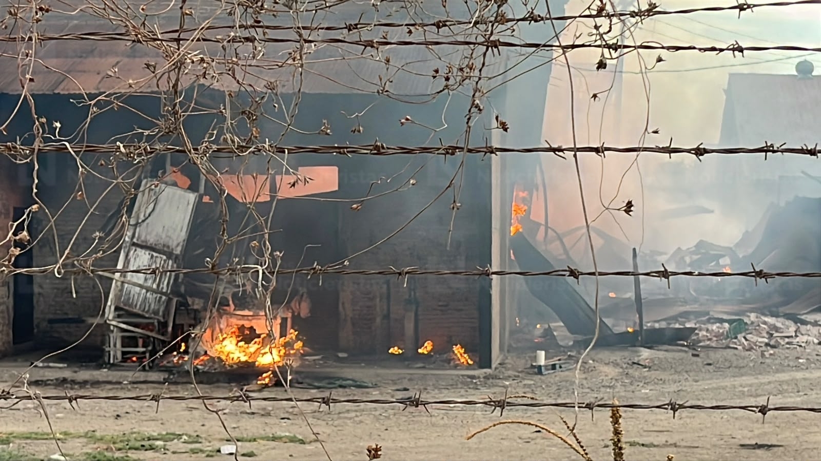 Incendio en empaque de Batamote, Guasave