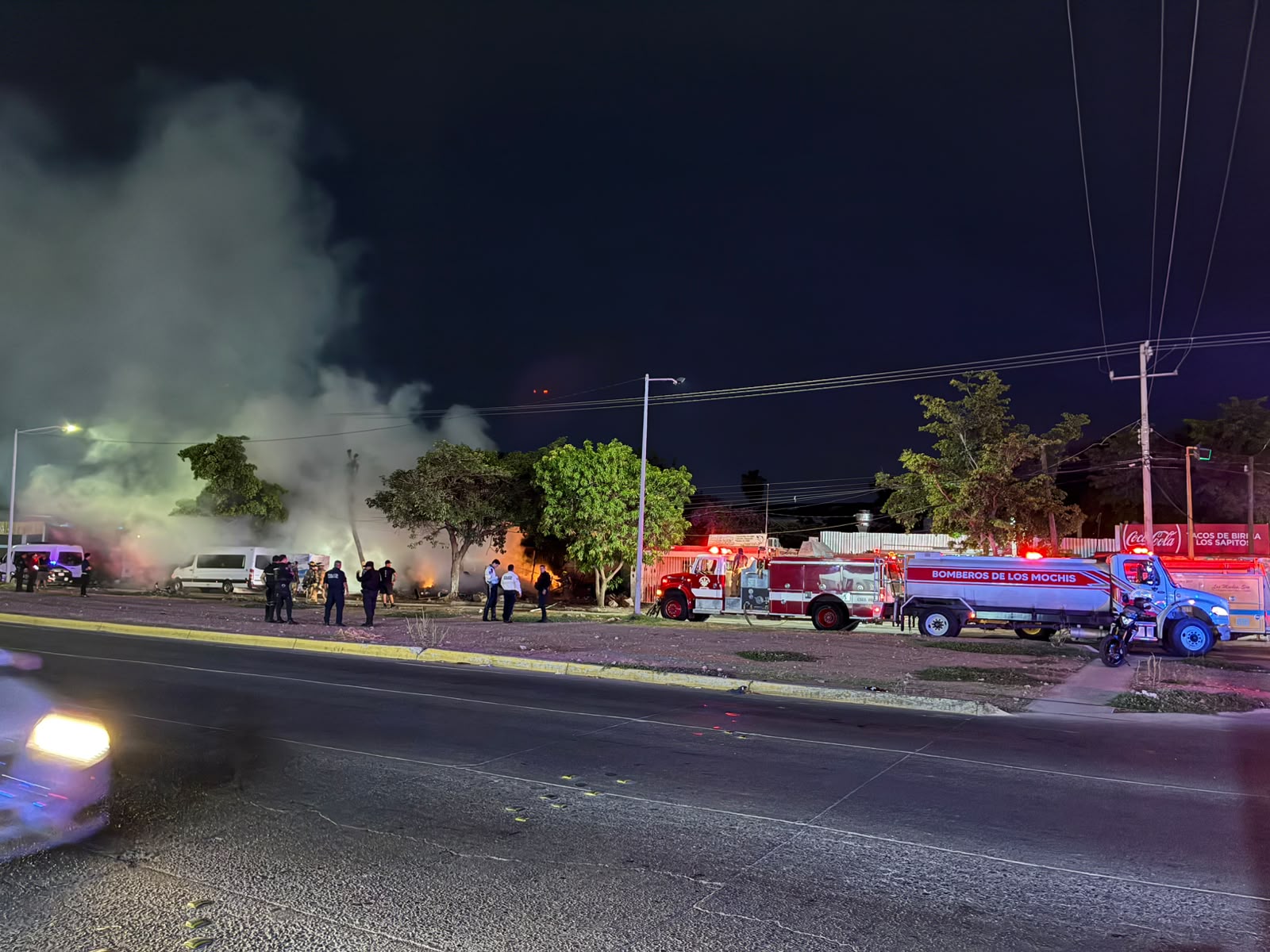 Incendio en vivienda de Los Mochis