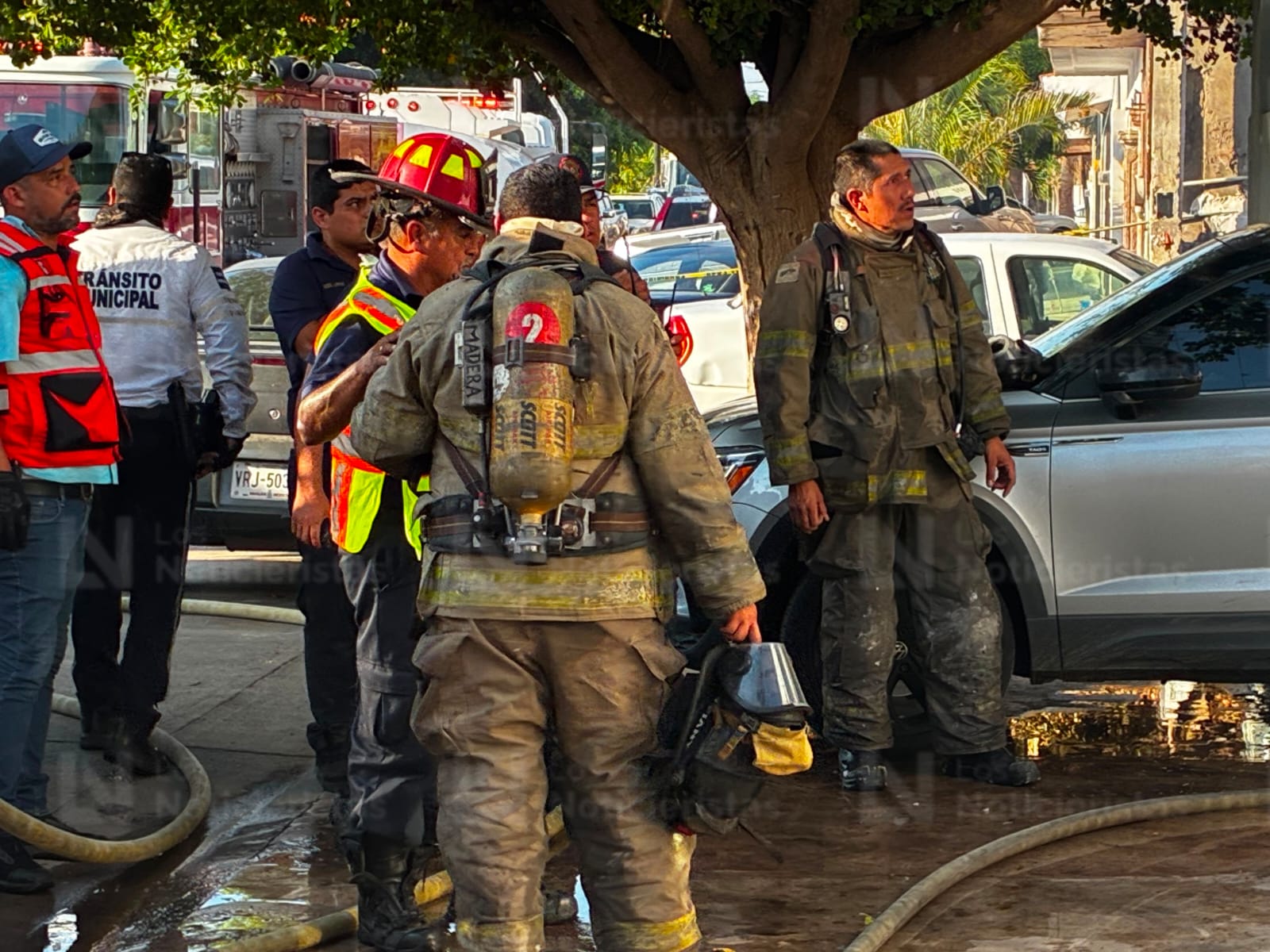 Se registra incendio en una vivienda en el sector Scally de LosMochis