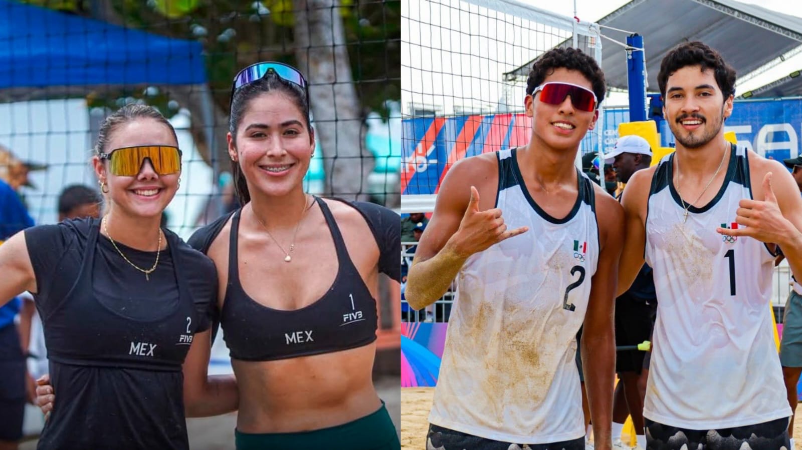 Inés Lares, Carlos Ayala, Abril Flores y Susana Torres