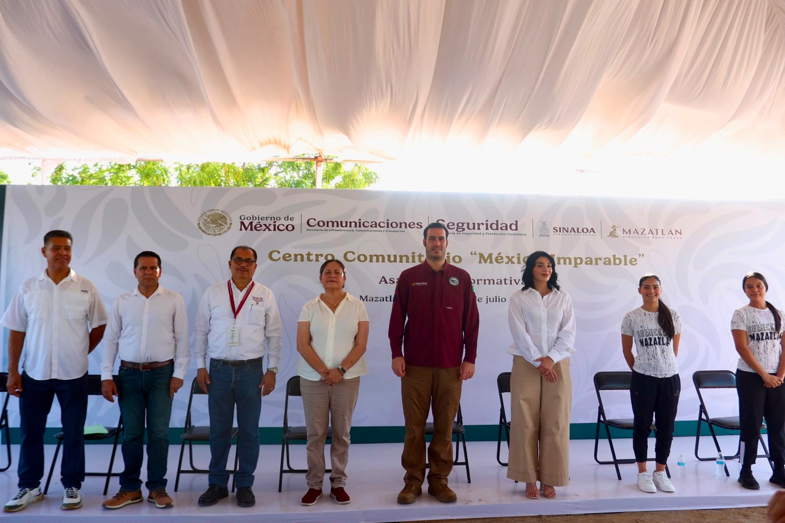 Inicia construccion de Centro Comunitario "México Imparable" en Pradera Dorada 5, en Mazatlán