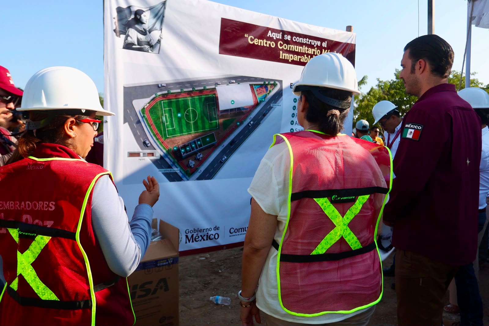 Inicia construccion de Centro Comunitario "México Imparable" en Pradera Dorada 5, en Mazatlán