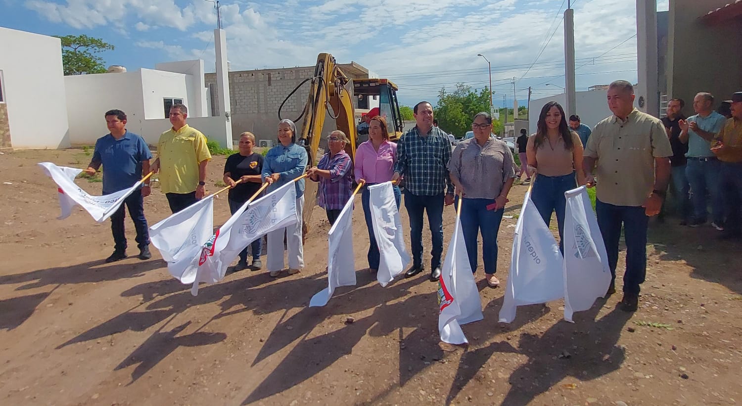 Inician construcción de red de drenaje Guamúchil