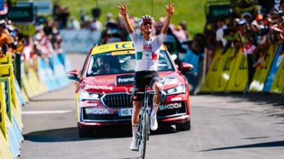 Isaac del Toro se queda con el 3er lugar en la sexta etapa del Tour de Francia 2026