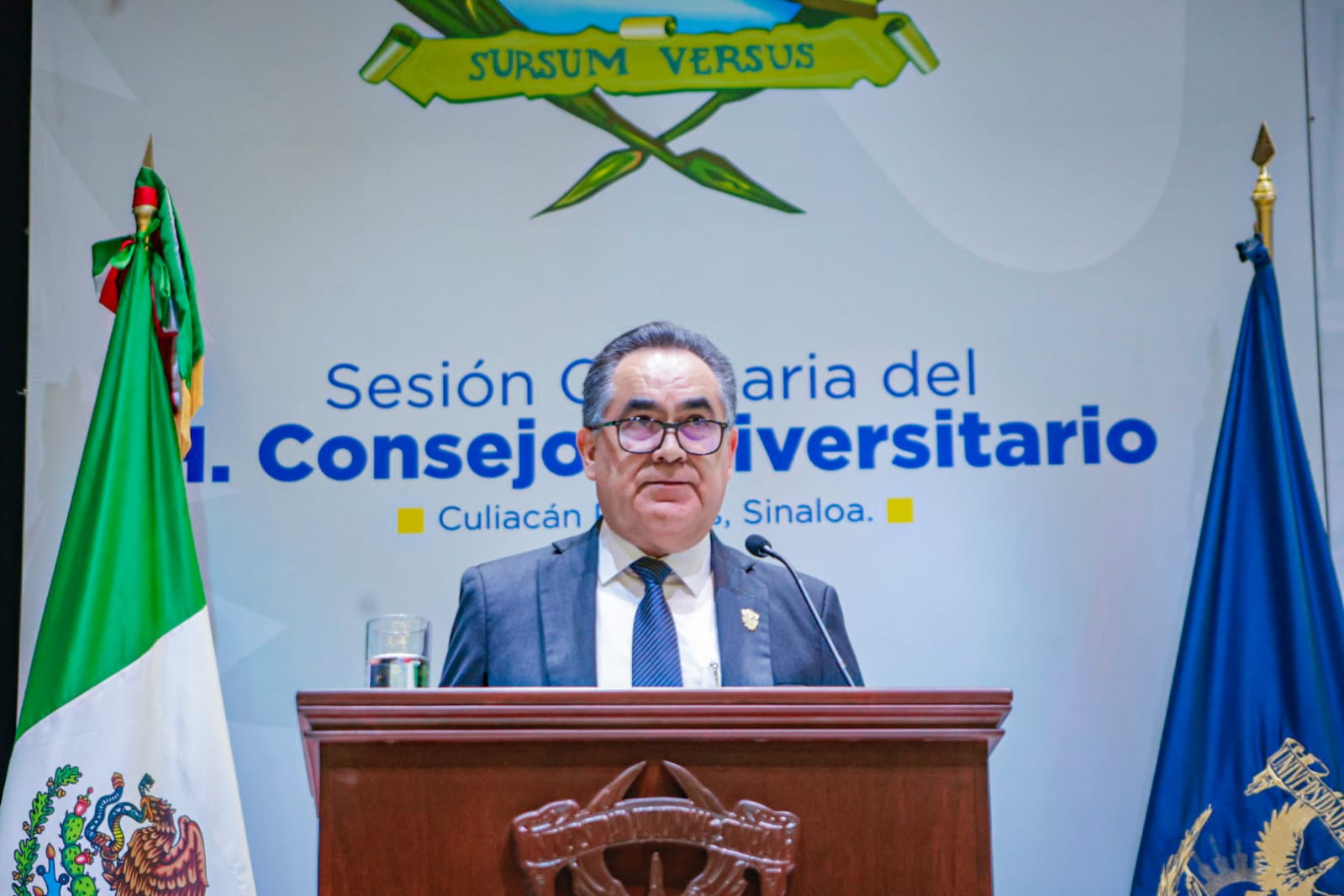 Jesús Madueña, rector de la UAS