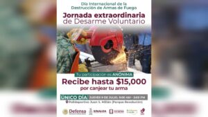 jornada extraordinaria de desarme voluntario en culiacan autoridad
