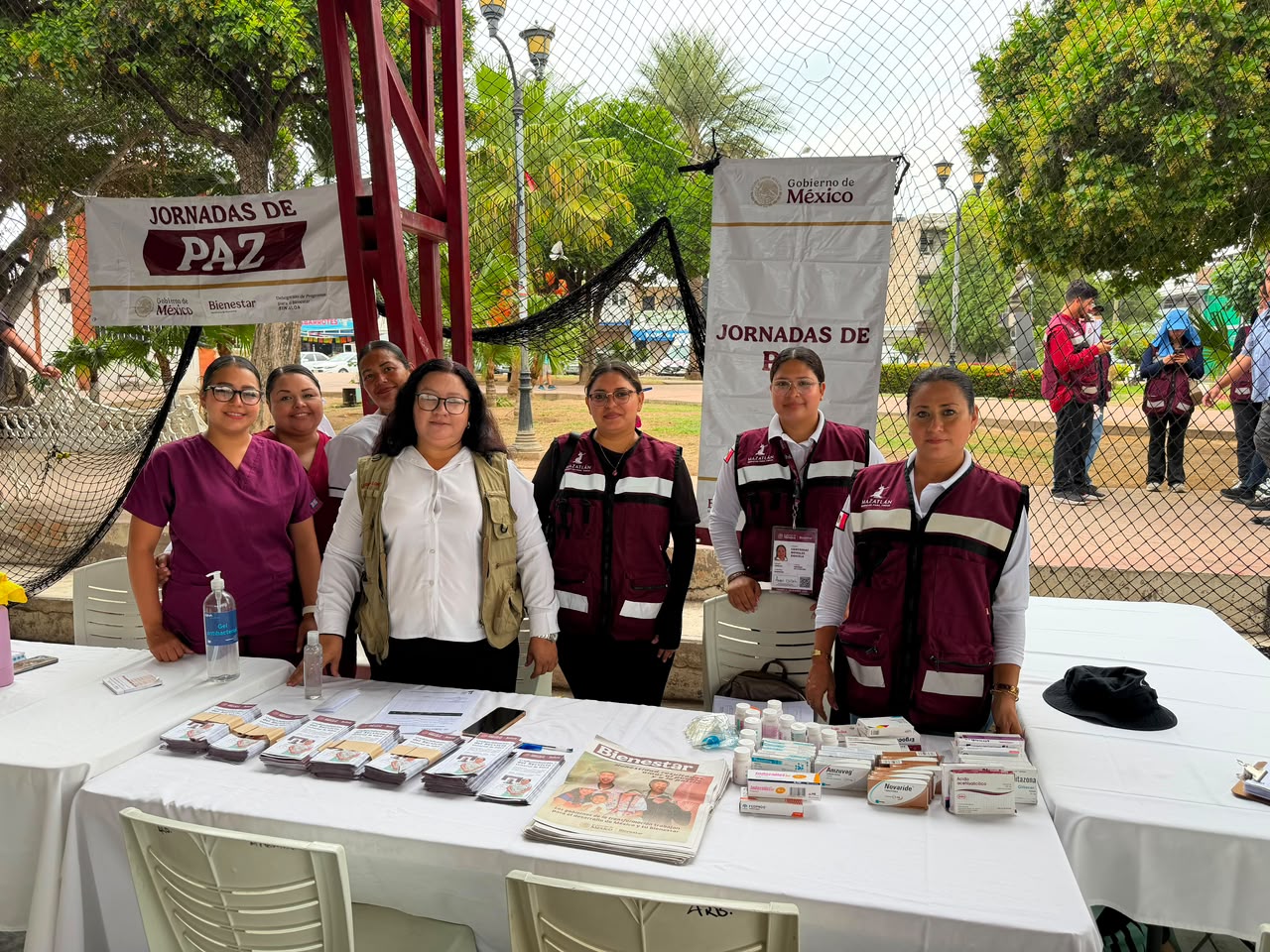 Jornada de Paz en colonia Benito Juárez, en Mazatlán