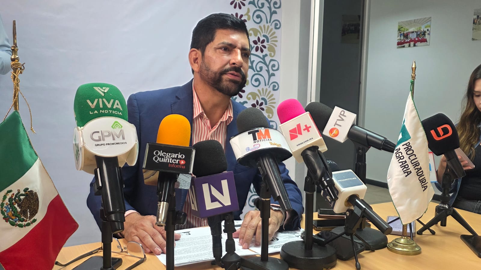 Juan Carlos Patrón Rosales, titular de Procuraduría Agraria en Sinaloa