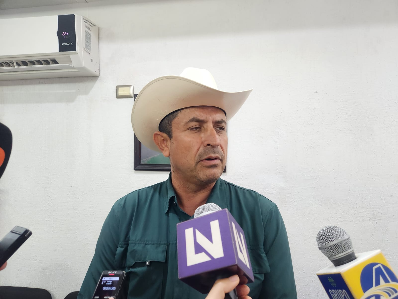 Presidente de la Asociación Ganadera Local de Guasave, Juan Manuel Domínguez