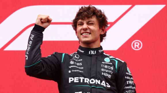 Kimi Antonelli gana el GP de Bélgica; Checo Pérez abandona