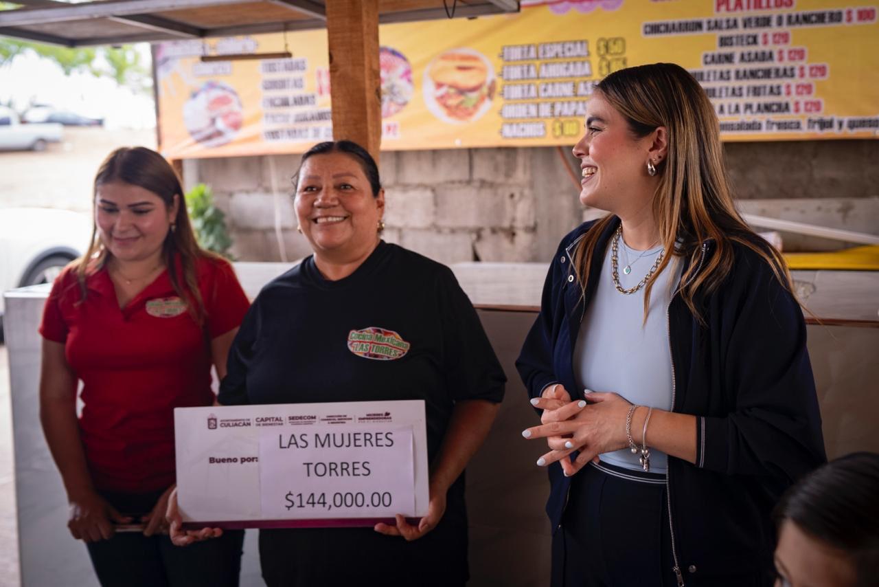 "Las Chicas Torres" reciben 144 mil pesos del programa Mujeres Emprendedoras en Culiacán